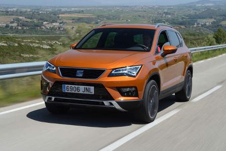 Seat Ateca, VW Tiguan, Fahrvergleich, AMS1316