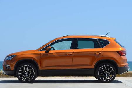Seat Ateca, VW Tiguan, Fahrvergleich, AMS1316