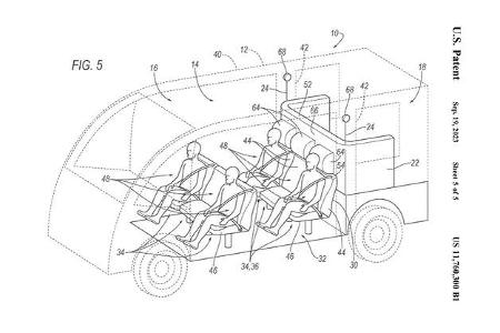 Ford Airbag Patent Ladungssicherung