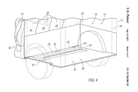 Ford Airbag Patent Ladungssicherung