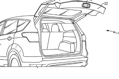 Ford Patent, Projektor in Heckklappe