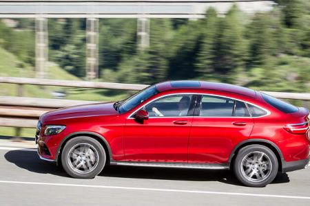 Mercedes GLC Coupé, Seitenansicht