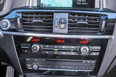 BMW X4, Mittelkonsole