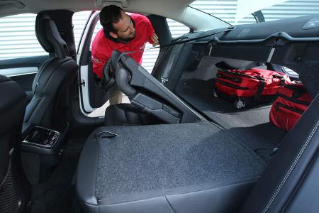 Volvo S90 D5 AWD, Fondsitz, Umklappen