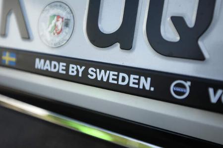 Volvo S90 D5 AWD, Nummernschild