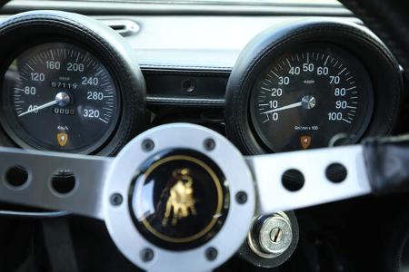 Lamborghini Miura und Aventador, Impressionen, Generationen-Treffen