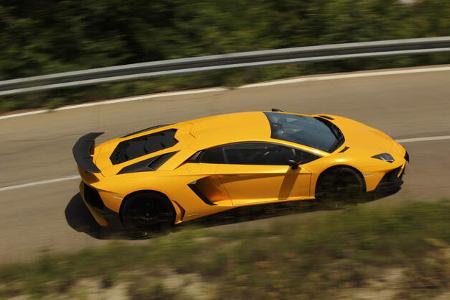 Lamborghini Miura und Aventador, Impressionen, Generationen-Treffen