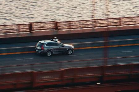 Volvo XC90 Uber autonomes Fahren