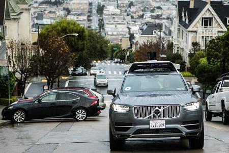 Volvo XC90 Uber autonomes Fahren