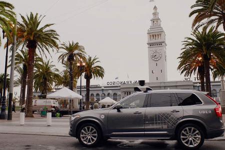 Volvo XC90 Uber autonomes Fahren