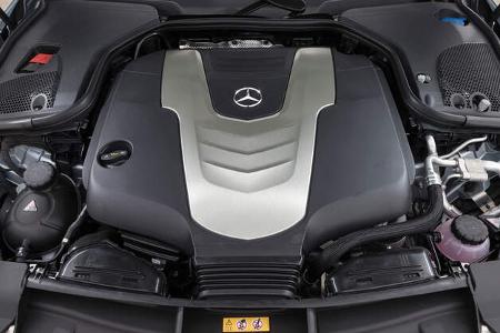 Mercedes-E350d-T Modell-Diesel-Fahrbericht-Kombi-Motorraum