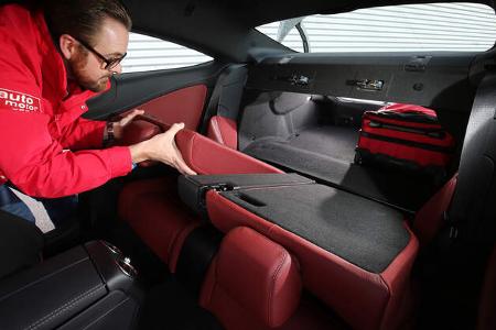 Mercedes C 250 d Coupé, Fondsitz, Umklappen