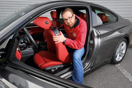 BMW 420d Coupé, Aussteigen