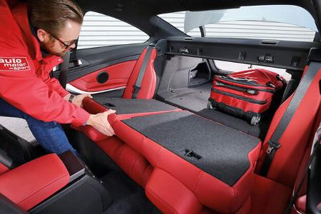 BMW 420d Coupé, Fondsitz, Umklappen