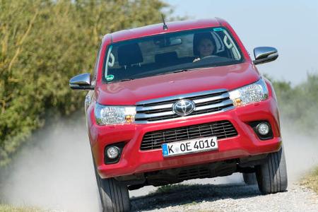 Toyota Hilux Pick-up 2.4D Double Cab 4x4, Frontansicht