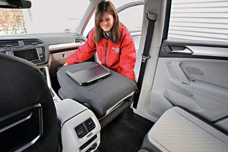 VW Tiguan 1.4 TSI, Sitze, Umklappen