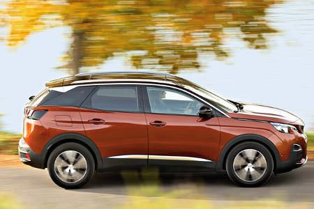 Peugeot 3008 Puretech 130, Seitenansicht