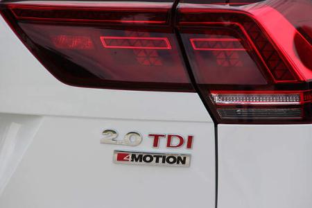 VW Tiguan 2.0 TDI SCR 4Motion, Typenbezeichnung