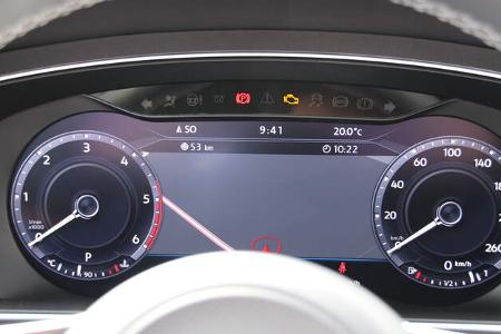 VW Tiguan 2.0 TDI SCR 4Motion, Rundinstrumente