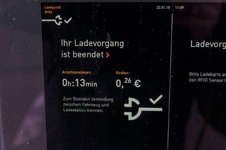 Elektroauto Laden Verriegelung Stecker