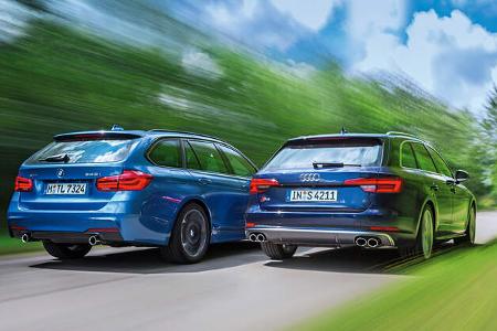 Audi S4 Avant 3.0 TFSI Quattro, BMW 340i xDrive Touring M Sport