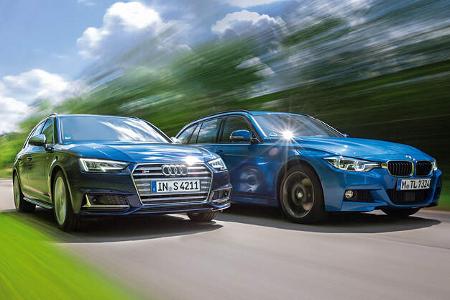 Audi S4 Avant 3.0 TFSI Quattro, BMW 340i xDrive Touring M Sport