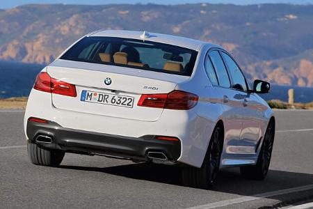 BMW Fünfer, Heckansicht