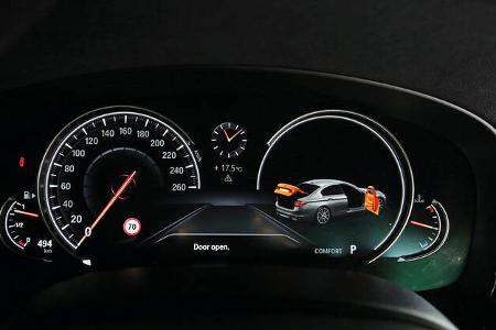 BMW Fünfer, Anzeigeinstrumente