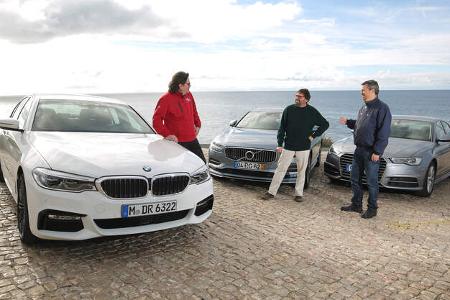 Audi A6, BMW Fünfer, Volvo S90