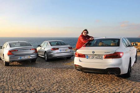 Audi A6, BMW Fünfer, Volvo S90