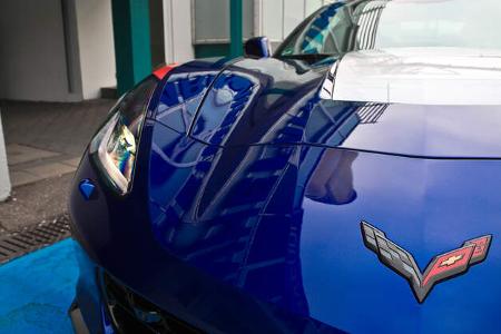 Chevrolet Corvette Grand Sport, Motorhaube