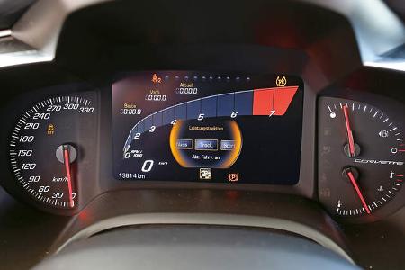 Chevrolet Corvette Grand Sport, Anzeigeinstrumente