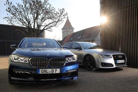 Alpina B7 Biturbo, Audi S8 Plus, Frontansicht