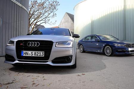 Alpina B7 Biturbo, Audi S8 Plus, Frontansicht
