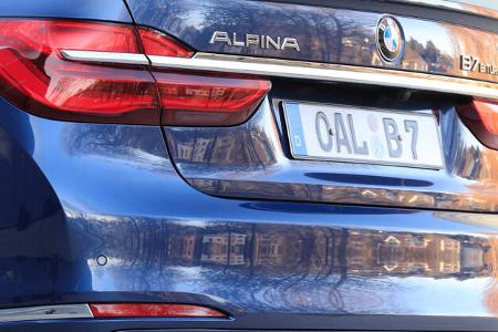 Alpina B7 Biturbo, Endrohre