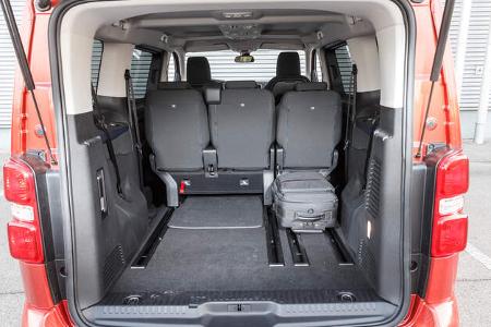 Peugeot Traveller HDi 150 L2, Kofferraum