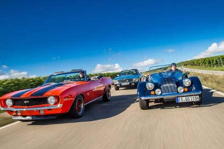 Fahrbericht-Chevrolet-Camaro-Convertible-Mercedes-450-SL-Morgan-Plus-8