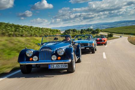 Fahrbericht-Chevrolet-Camaro-Convertible-Mercedes-450-SL-Morgan-Plus-8