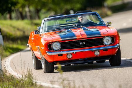 Fahrbericht-Chevrolet-Camaro-Convertible-Mercedes-450-SL-Morgan-Plus-8