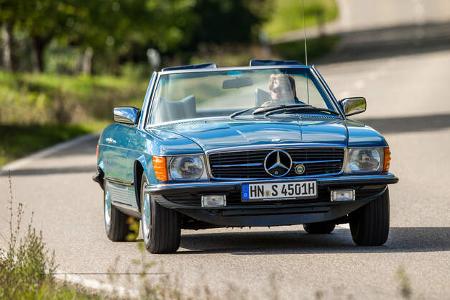 Fahrbericht-Chevrolet-Camaro-Convertible-Mercedes-450-SL-Morgan-Plus-8