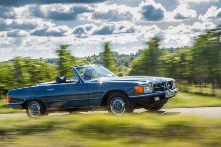 Fahrbericht-Chevrolet-Camaro-Convertible-Mercedes-450-SL-Morgan-Plus-8