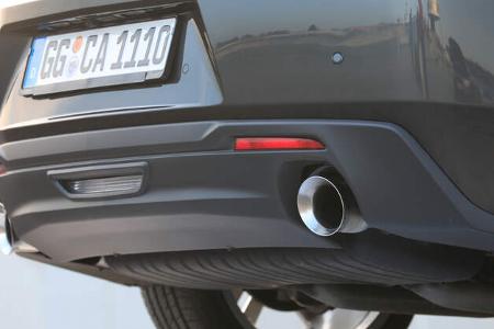 Chevrolet Camaro Coupé 2.0 Turbo, Endrohre