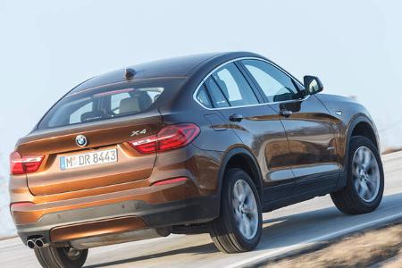 BMW X4 xDrive 28i, Heckansicht