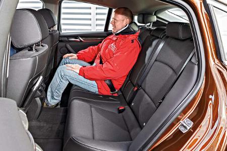 BMW X4 xDrive 28i, Fondsitze