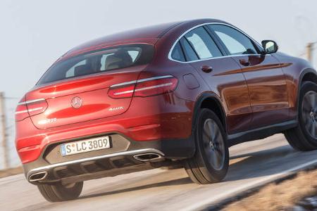 Mercedes GLC 300 4Matic Coupé, Heckansicht