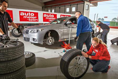 Sommerreifen-Test 2017, Vorbereitungen