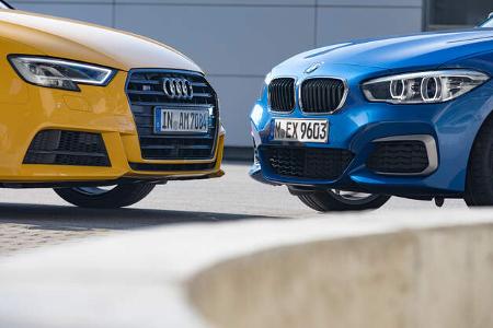 Audi S3, BMW M140i xDrive, 