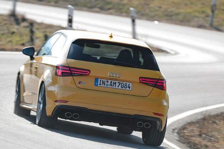 Audi S3, Heckansicht