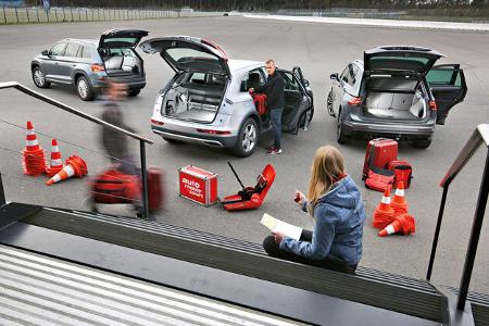 Audi Q5 2.0 TDI Quattro, Skoda Kodiaq 2.0 TDI 4x4, VW Tiguan 2.0 TDI 4Motion