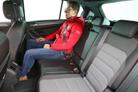 VW Tiguan 2.0 TDI 4Motion, Fondsitze